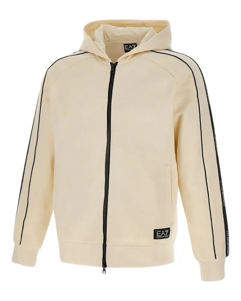 EA7 Kapuzenjacke mit Reißverschluss - Nude Nude