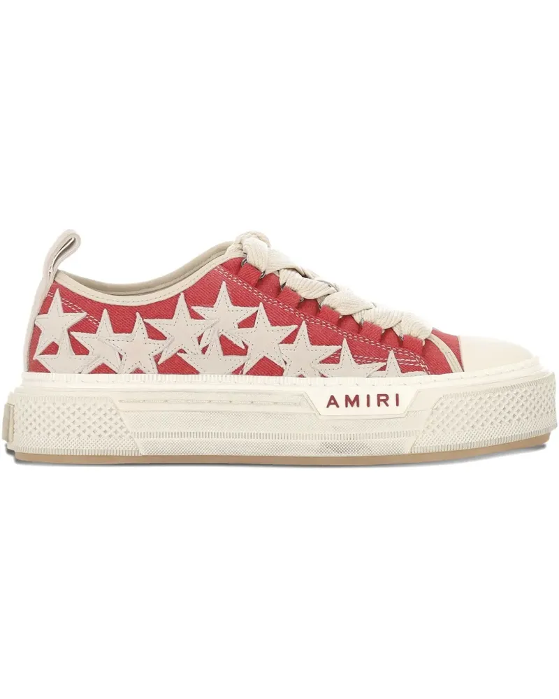 Amiri Stars Court Plateau-Sneakers - Rot Rot