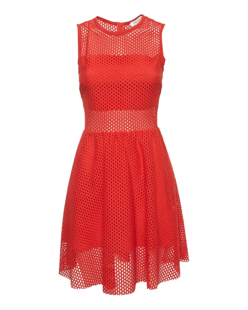 Sandro mesh mini dress - Rot Rot