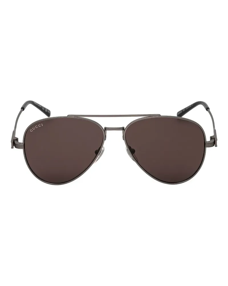 Gucci Pilotenbrille - Silber Silber