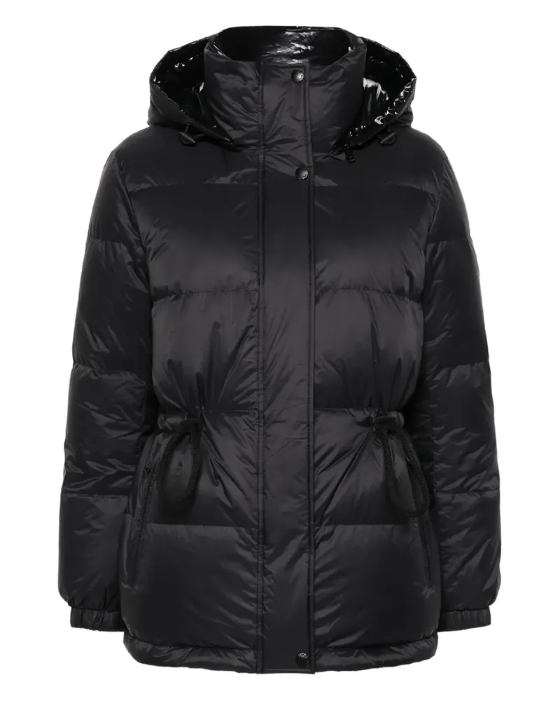 Yves Salomon detachable-hood puffer coat - Schwarz Schwarz