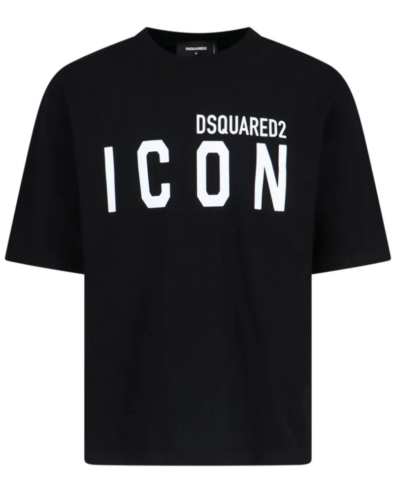 Dsquared2 Icon T-Shirt - Schwarz Schwarz