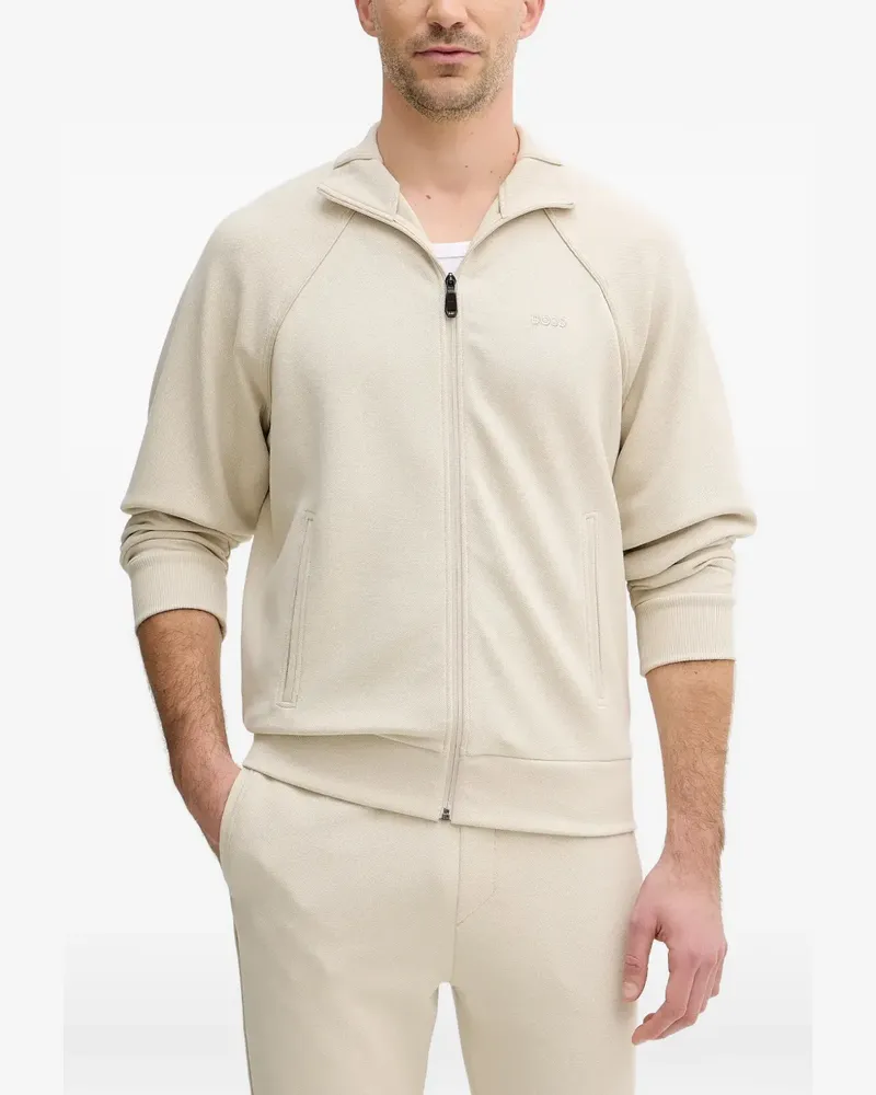 HUGO BOSS logo-embroidered tracksuit - Nude Nude