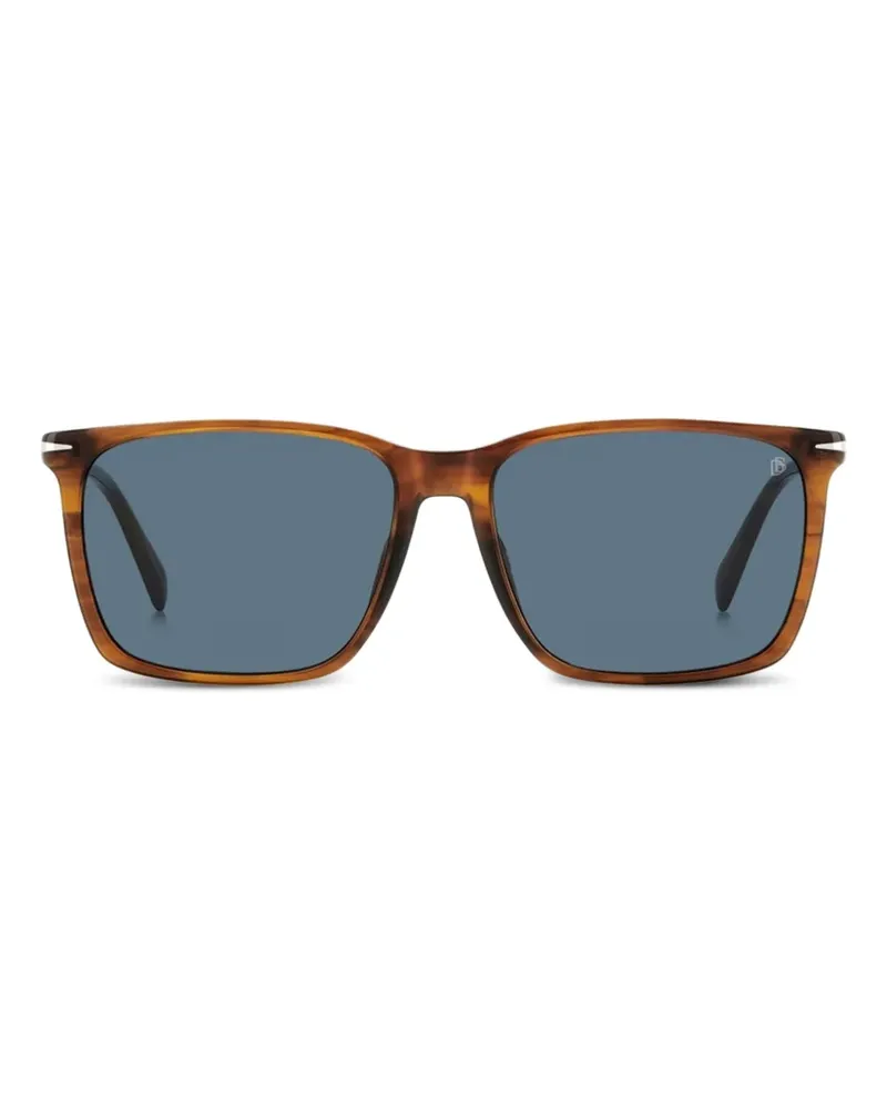 EYEWEAR by DAVID BECKHAM Sonnenbrille mit eckigem Gestell - Braun Braun