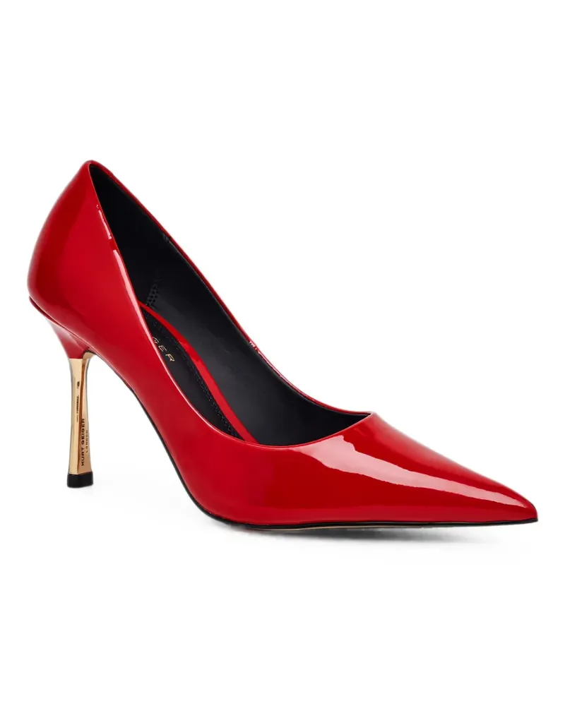 Kurt Geiger patent-finish pointed-toe pumps - Rot Rot