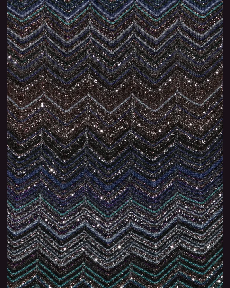Missoni chevron-pattern scarf - Schwarz Schwarz