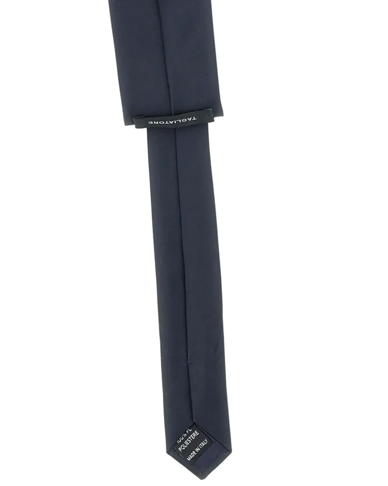 Tagliatore Krawatte aus Satin - Blau Blau