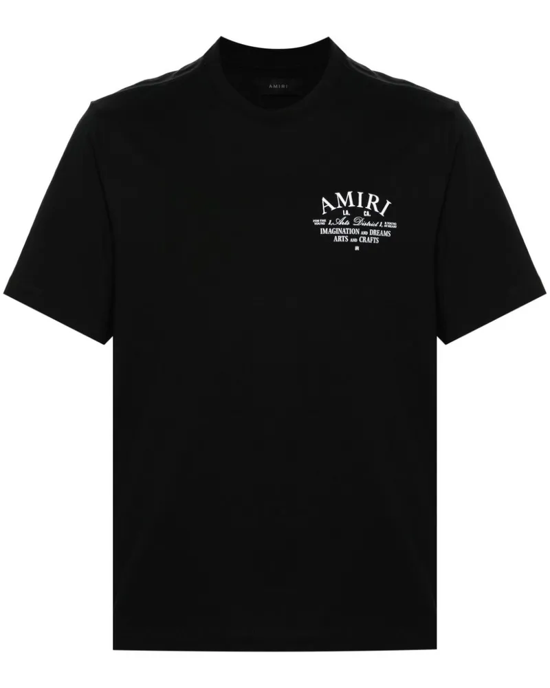 Amiri T-Shirt mit Logo-Print - Schwarz Schwarz