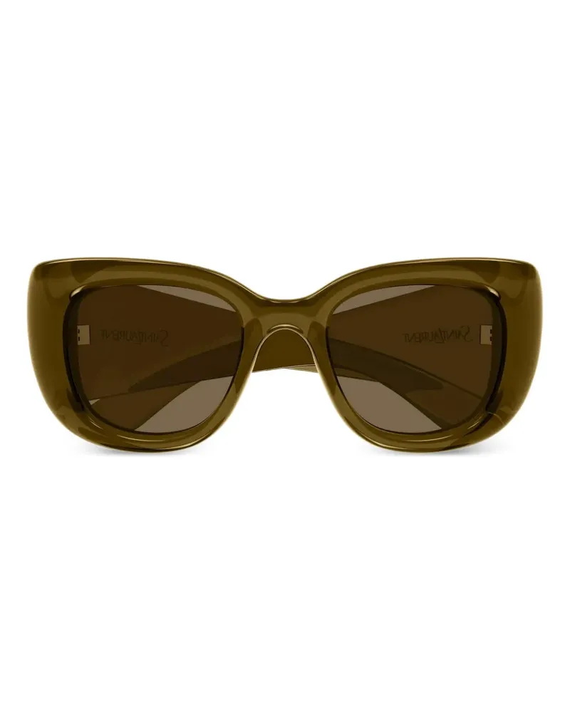Saint Laurent Howl Cat-Eye-Sonnenbrille - Grün Grün