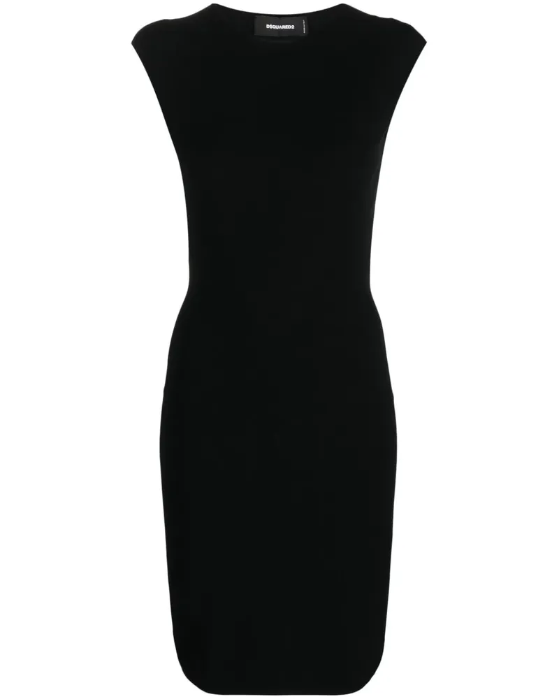 Dsquared2 Rückenfreies Minikleid - Schwarz Schwarz