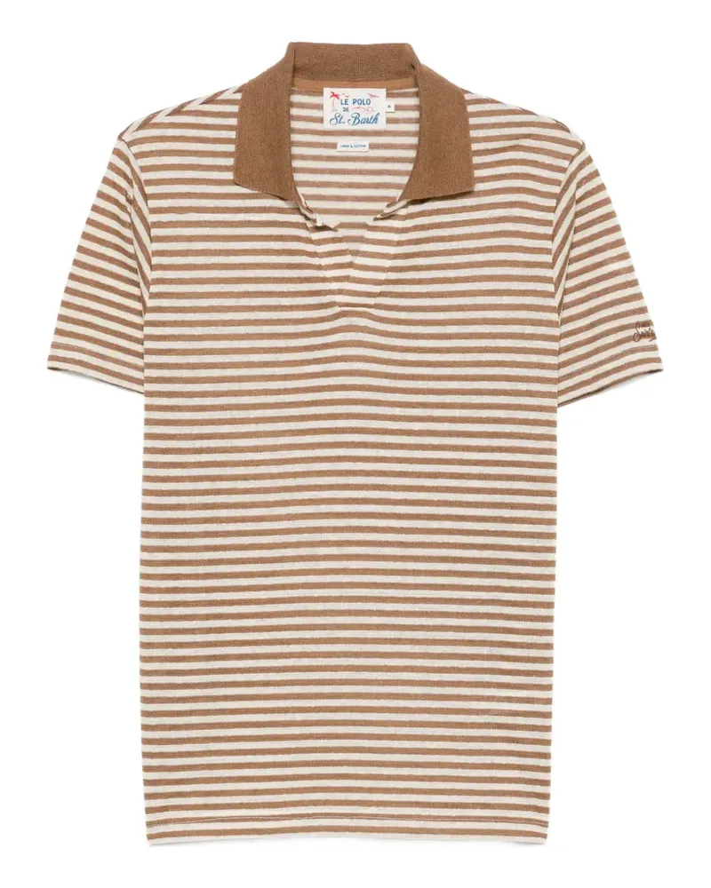 MC2 Saint Barth Rye striped top - Nude Nude