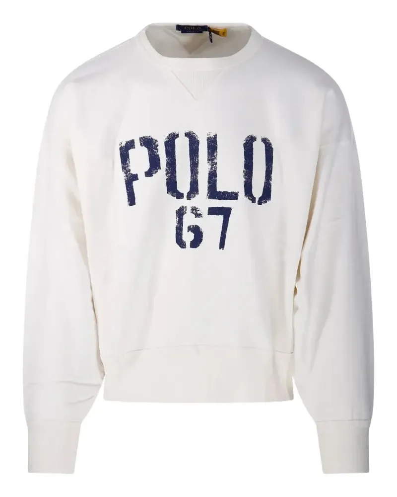 Ralph Lauren Sweatshirt mit Logo-Print - Nude Nude