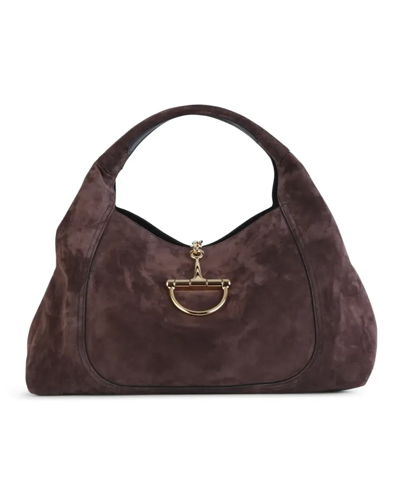 Gucci Maxi Softbit Schultertasche - Braun Braun