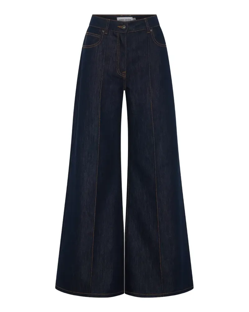 Anna Quan Marius Wide-Leg-Jeans - Blau Blau