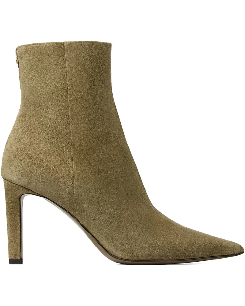 Jimmy Choo Frankie Stiefel mit spitzer Kappe 85mm - Grün Grün