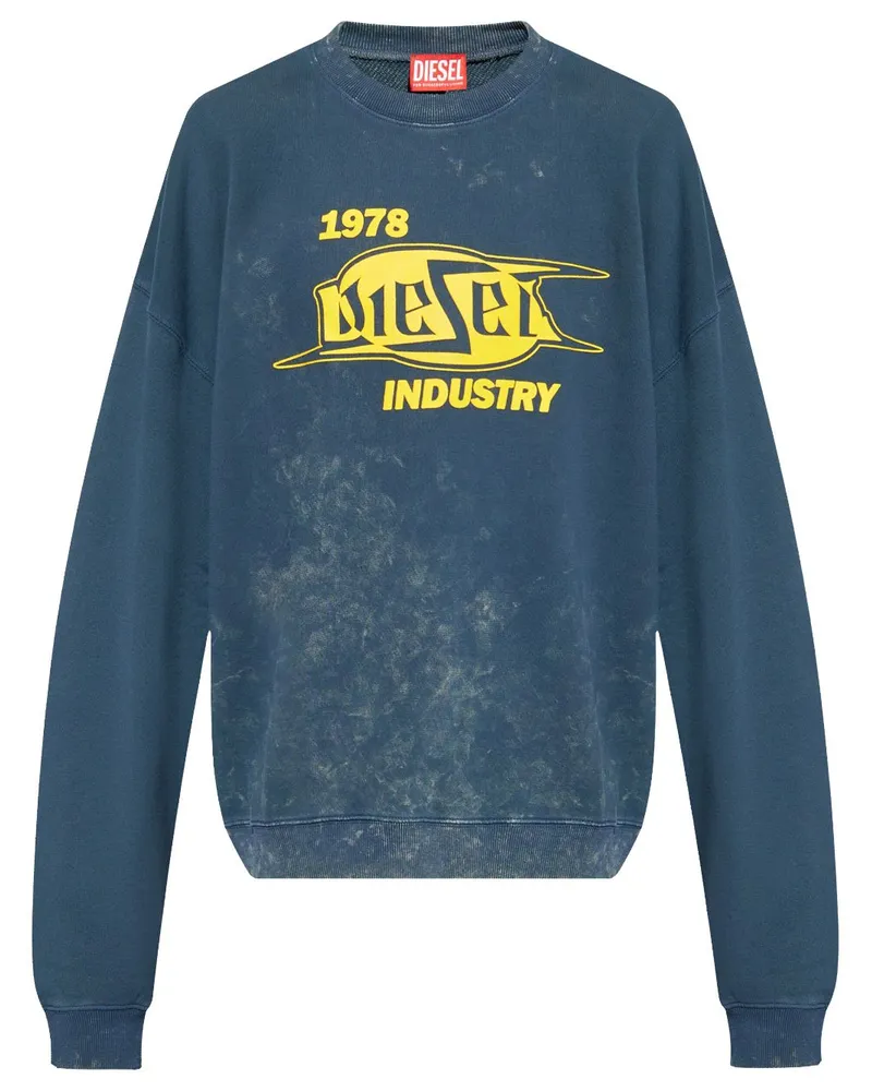 Diesel S-BOXT-Q5 sweatshirt Blau