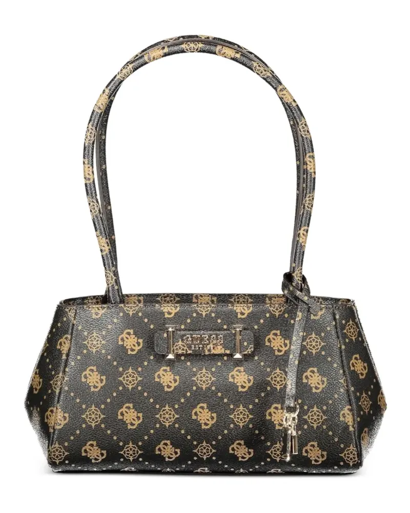 Guess monogram-print shoulder bag - Braun Braun
