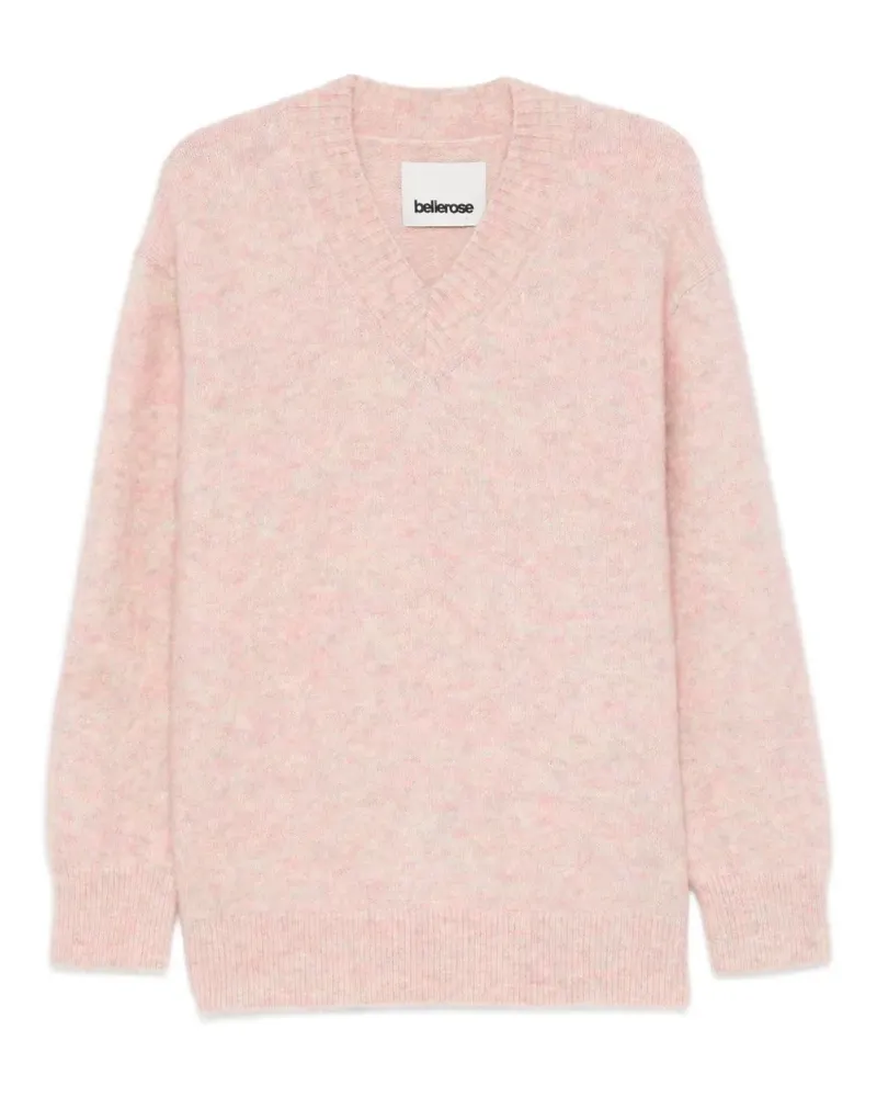 Bellerose Pullover mit V-Ausschnitt - Rosa Rosa