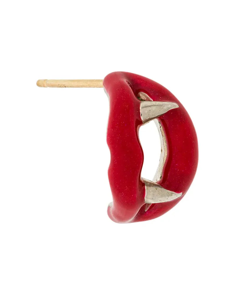 Yohji Yamamoto thang earrings - Rot Rot