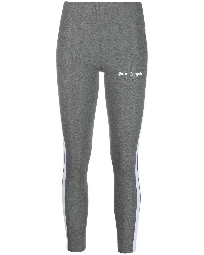 Palm Angels Performance-Leggings mit Streifen - Grau Grau