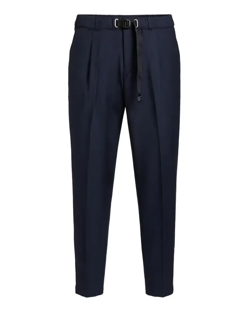 PLAN C Plissierte Hose mit Gürtel - Blau Blau