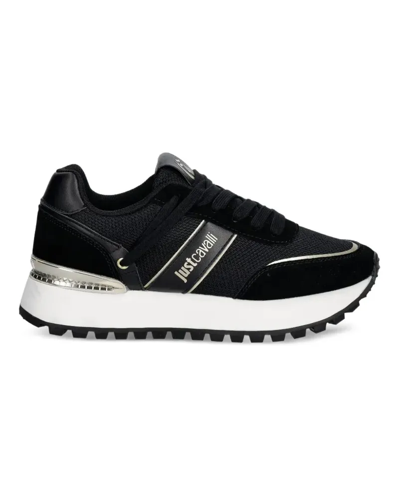 Just Cavalli Sneakers mit Logo-Print - Schwarz Schwarz