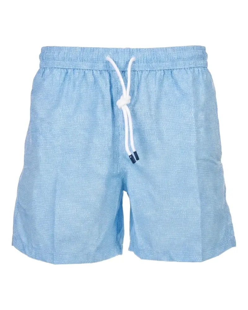 Fedeli drawstring-waist swim shorts - Blau Blau