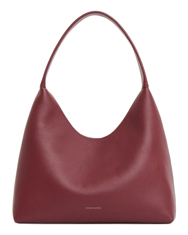 Mansur Gavriel Schultertasche aus Wildleder - Rot Rot