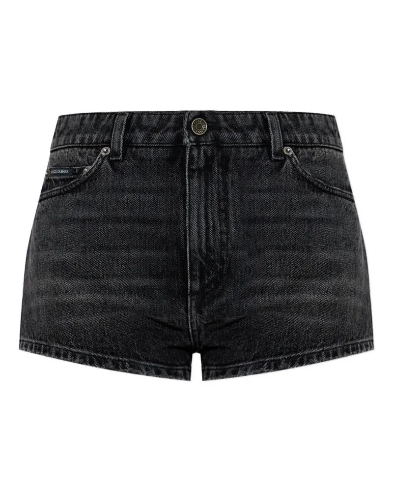 Dolce & Gabbana logo-plaque shorts - Grau Grau