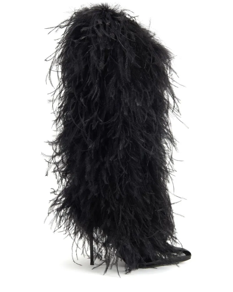 Giuseppe Zanotti Xylia Stiefel 105mm - Schwarz Schwarz