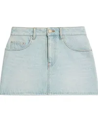 AMI Paris Minirock aus Denim Blau