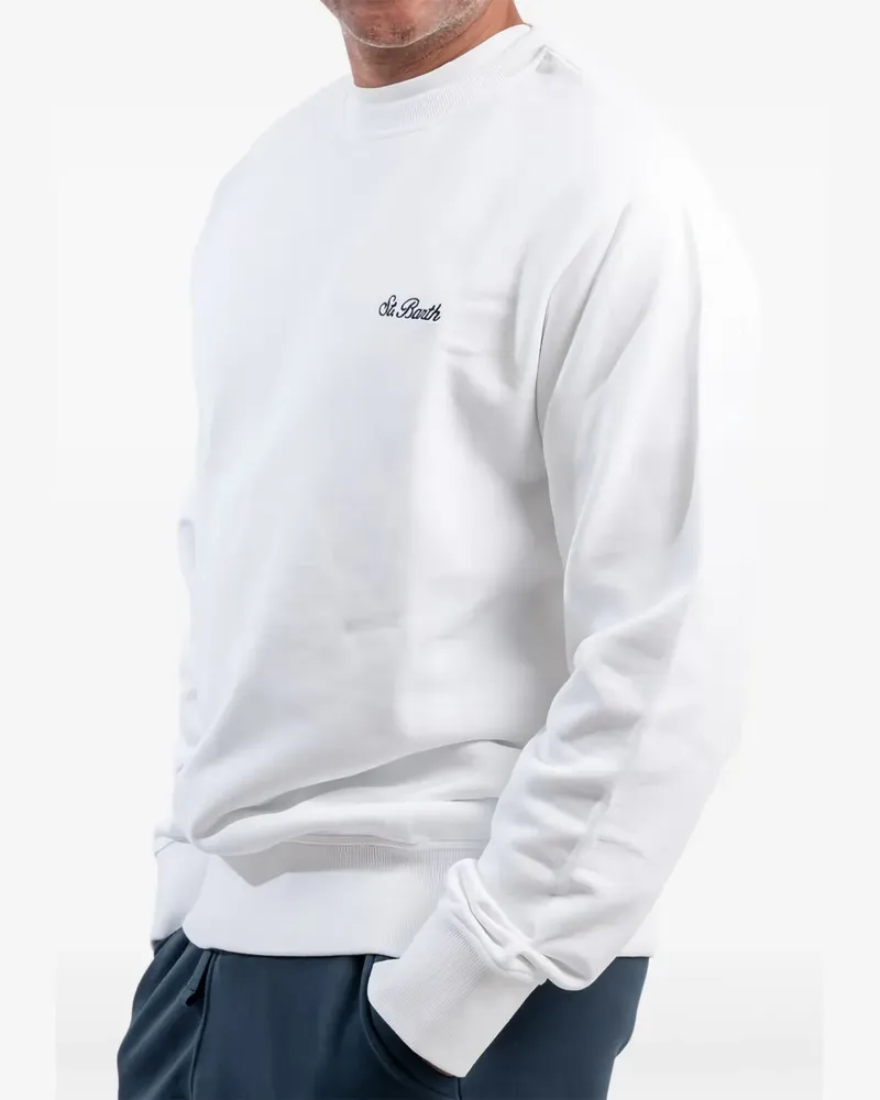MC2 Saint Barth Ponza logo sweatshirt - Weiß Weiß