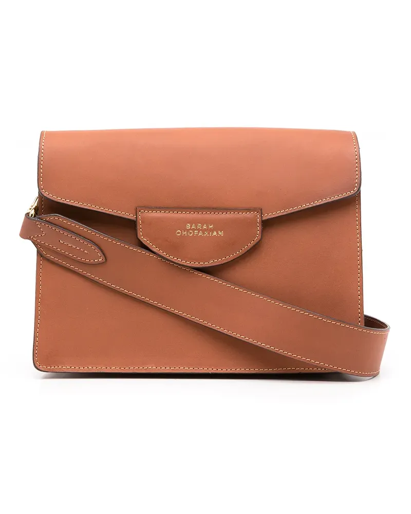 Sarah Chofakian Amsterdam Satchel-Tasche - Braun Braun