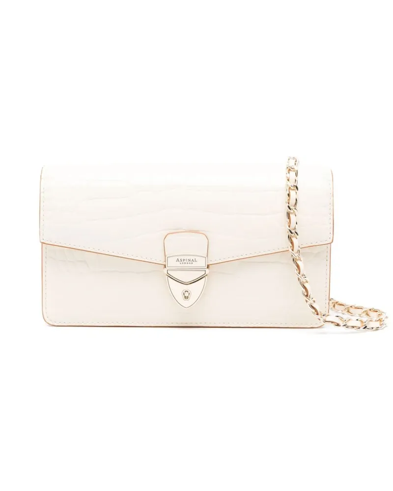 Aspinal of London Mayfair 2 Clutch - Weiß Weiß