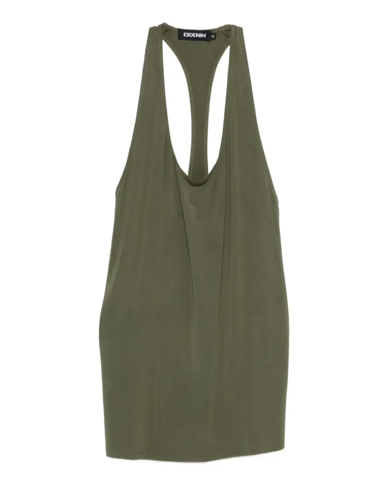 EB Denim Valley racer-back mini dress - Grün Grün