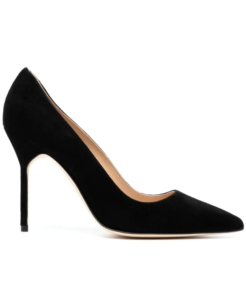 Manolo Blahnik BB Pumps 90mm - Schwarz Schwarz