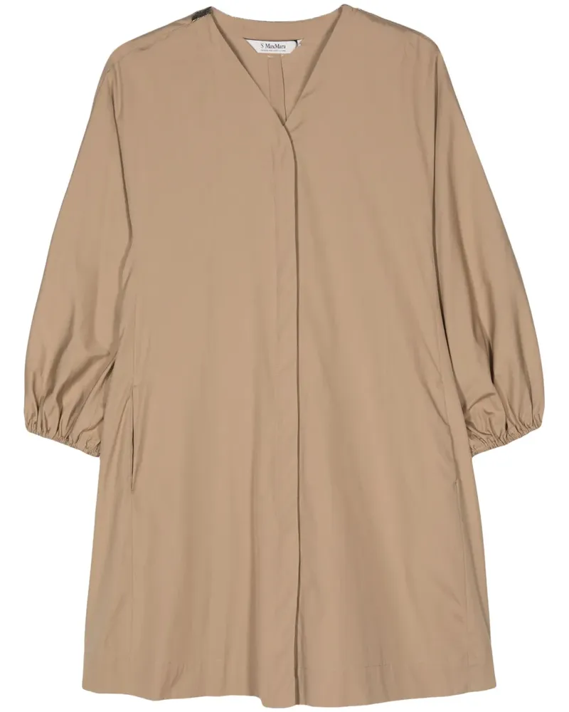 Max Mara Miki Hemdkleid - Braun Braun
