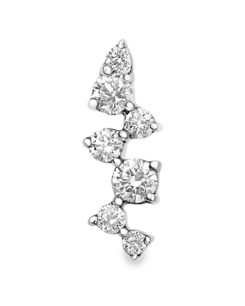 DJULA Fairytale diamond single earring - Silber Silber