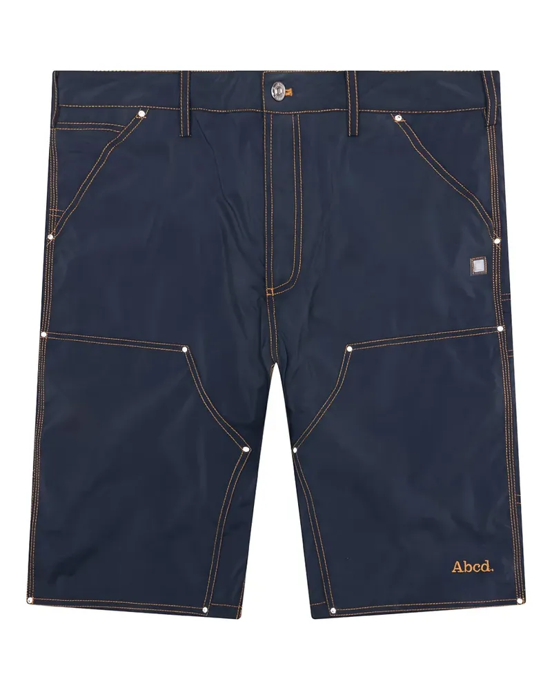 Abc. Cargo-Shorts aus Ripstop mit aufgesetzter Tasche - Blau Blau