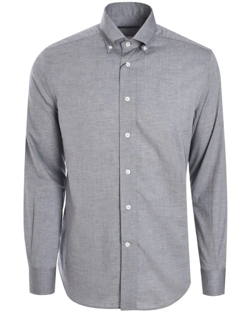 Corneliani Klassisches Hemd - Grau Grau