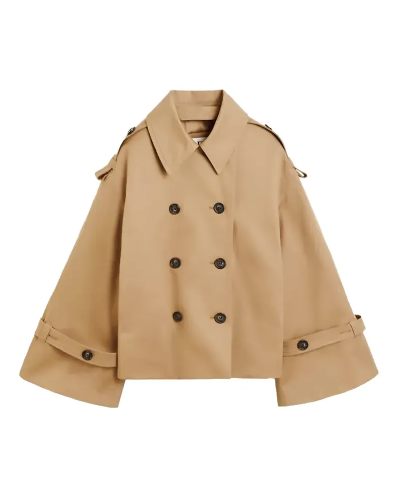 By Malene Birger Doppelreihiger Alisandra Trenchcoat - Nude Nude