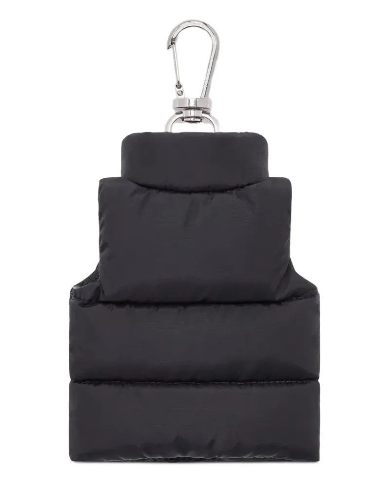 Moncler Gesteppter Schlüsselanhänger - Schwarz Schwarz