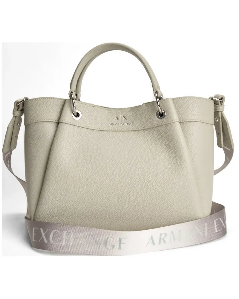 Armani Exchange logo-detail tote bag - Nude Nude