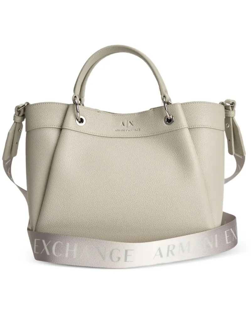 Armani Exchange logo-detail tote bag - Nude Nude