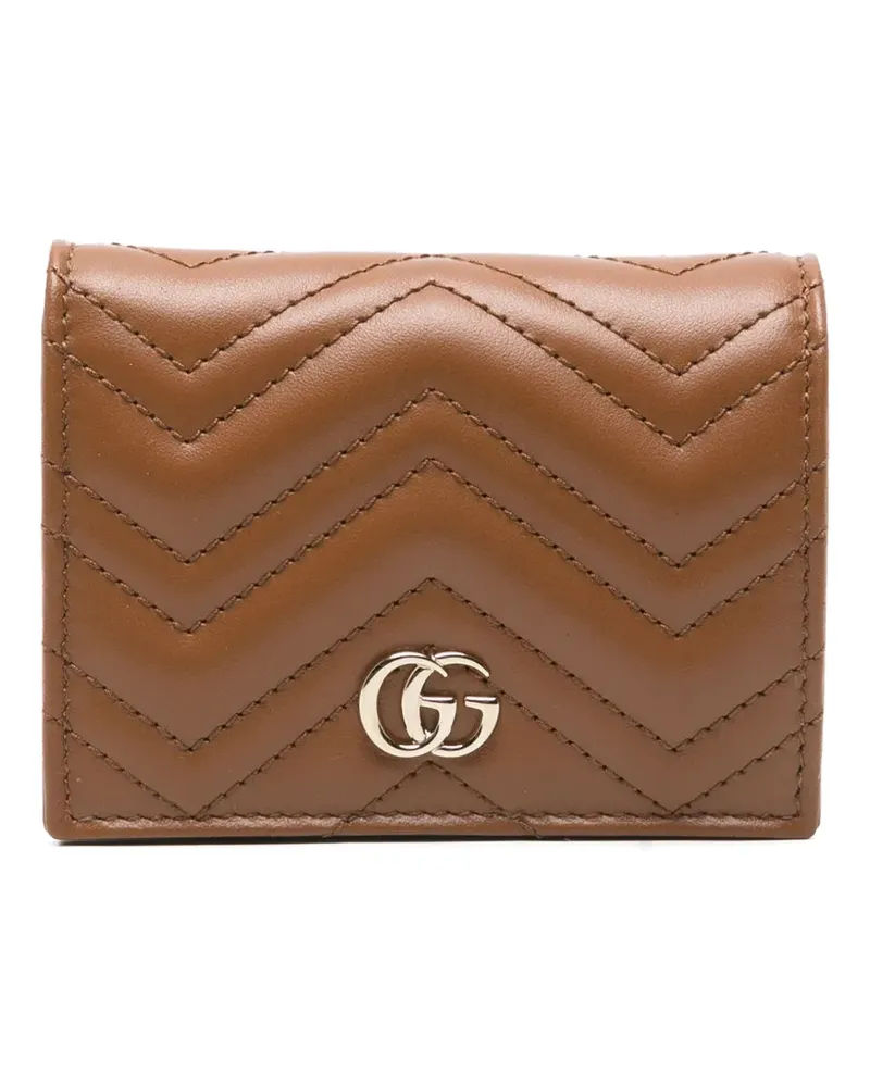 Gucci Portemonnaie mit GG-Logo - Braun Braun