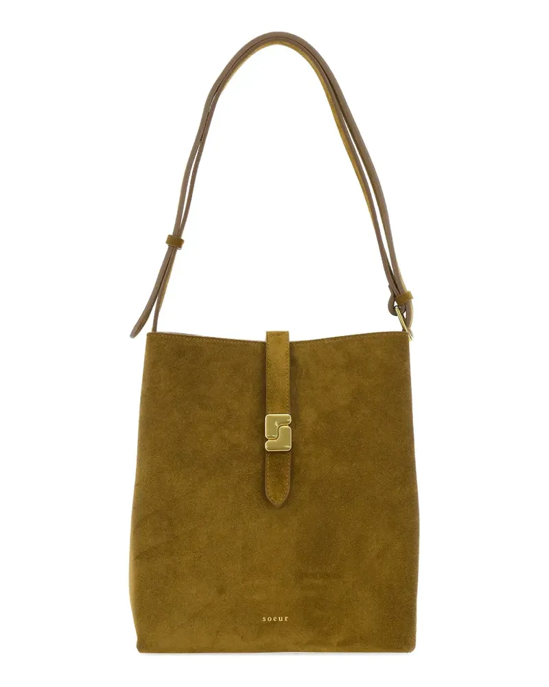 Soeur Schultertasche mit Schnalle - Grün Grün
