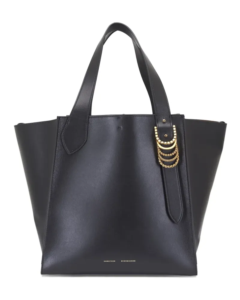 Dorothee Schumacher Tote Bag mit doppelter Schnalle - Schwarz Schwarz