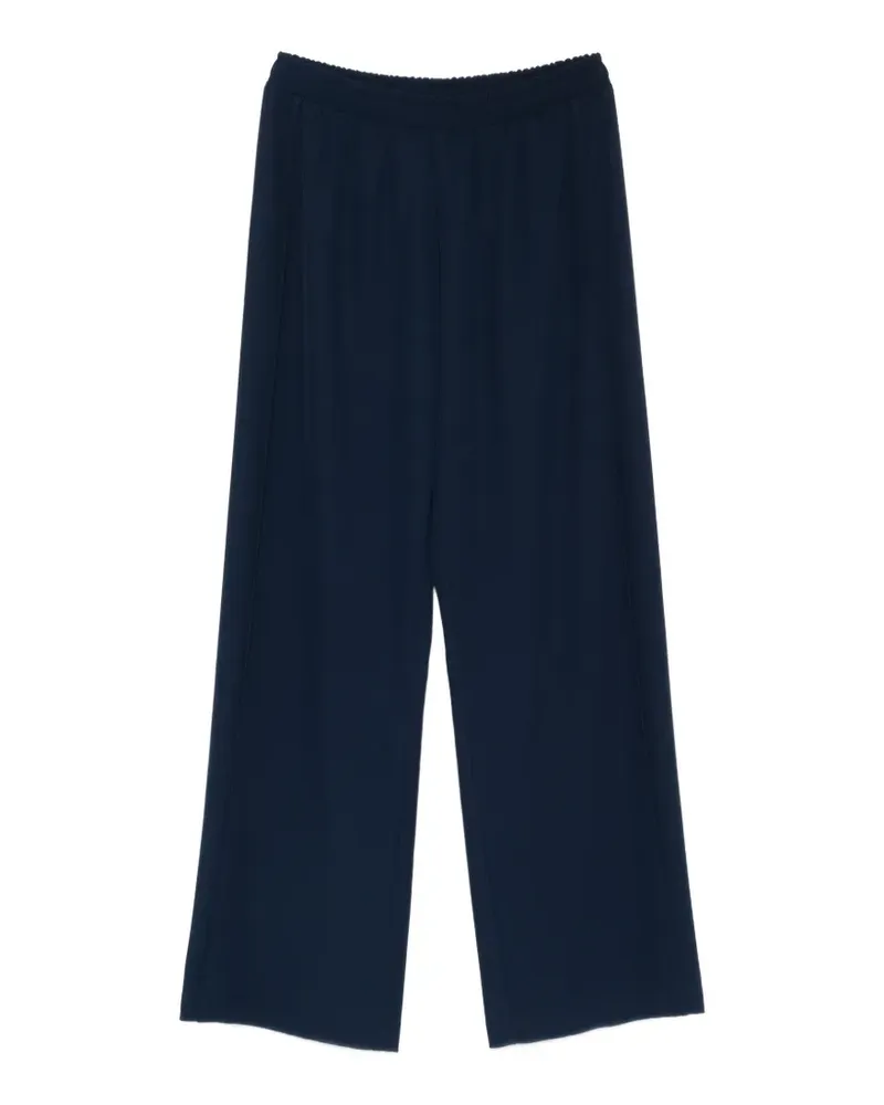 IMPERIAL elasticated-waistband palazzo pants - Blau Blau