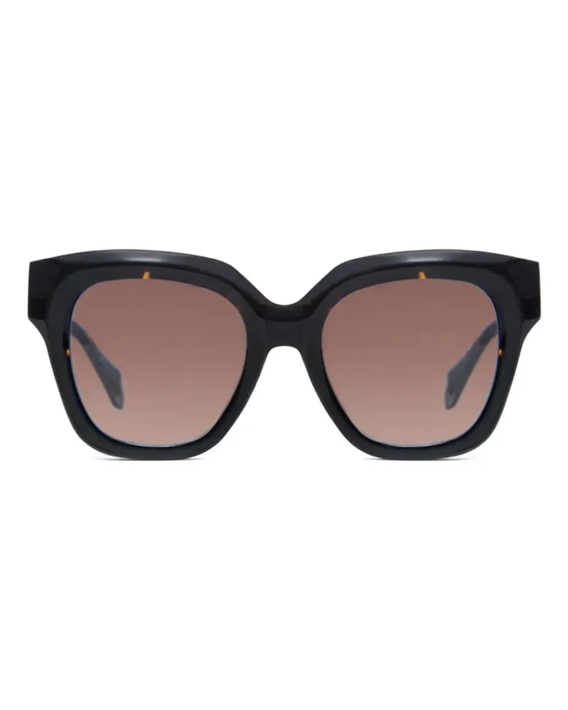 GIGI STUDIOS Louise square-frame sunglasses - Braun Braun