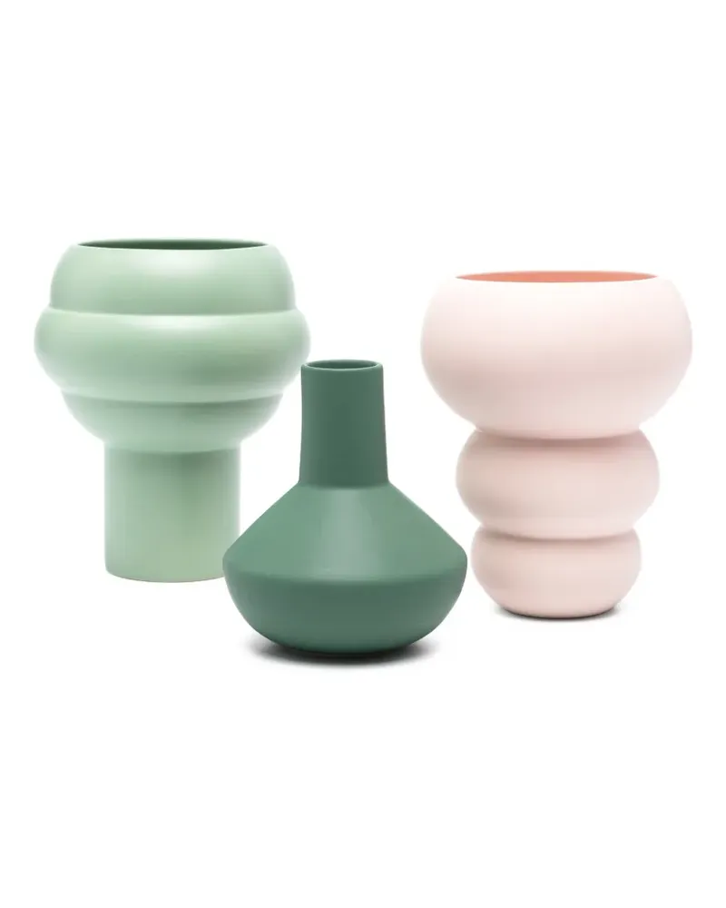 The Conran Shop stacked spheres vases set (set of three) - Grün Grün